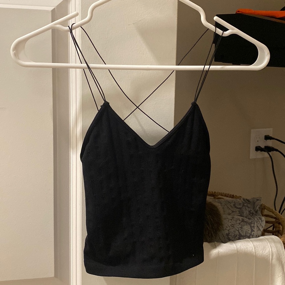 J Galt black tank top